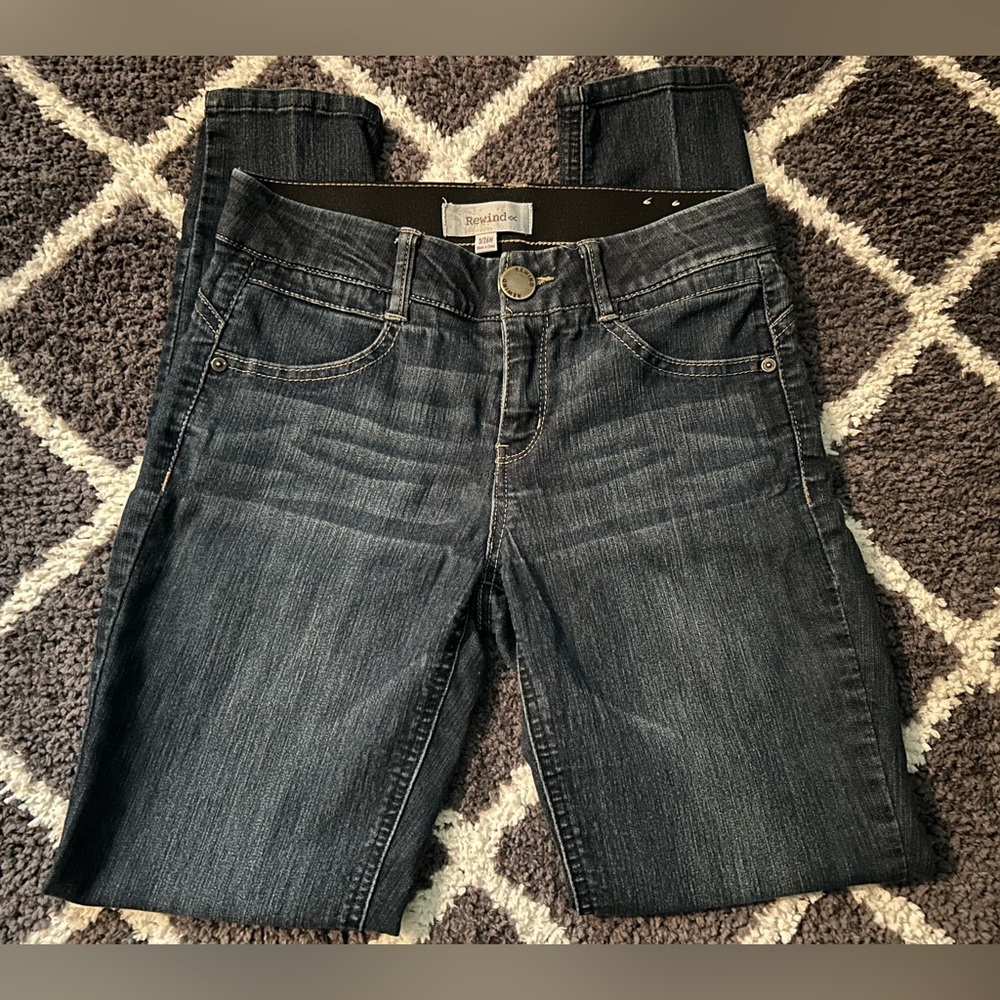💙 Rewind Dark Blue Jeans Size 3 / 26W 💙 - Picture 2 of 8